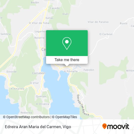 Edreira Aran Maria del Carmen map