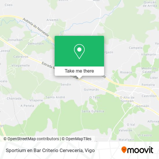 Sportium en Bar Criterio Cervecería map