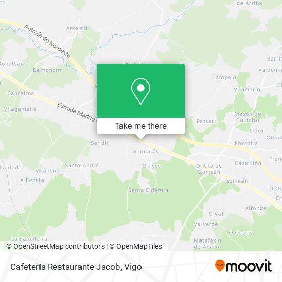 Cafetería Restaurante Jacob map