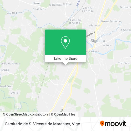 Cemiterio de S. Vicente de Marantes map