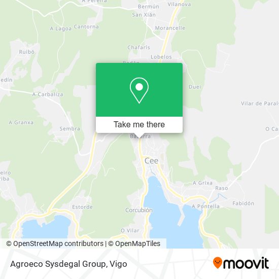 Agroeco Sysdegal Group map