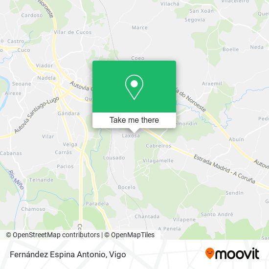 Fernández Espina Antonio map