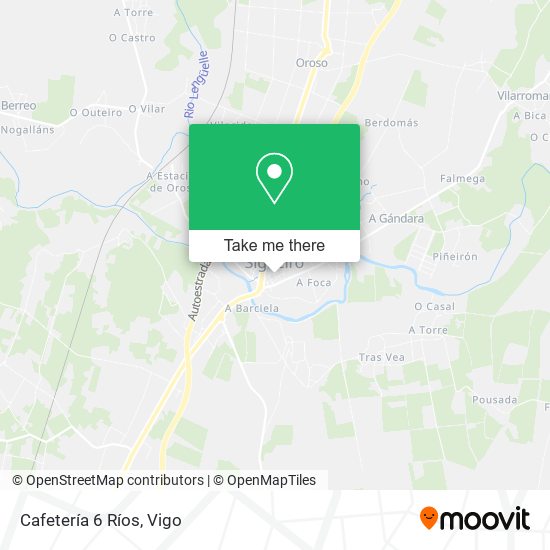 Cafetería 6 Ríos map