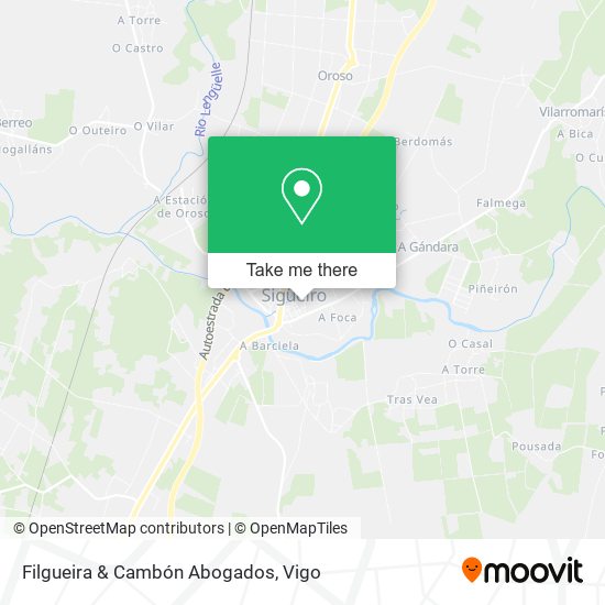 mapa Filgueira & Cambón Abogados