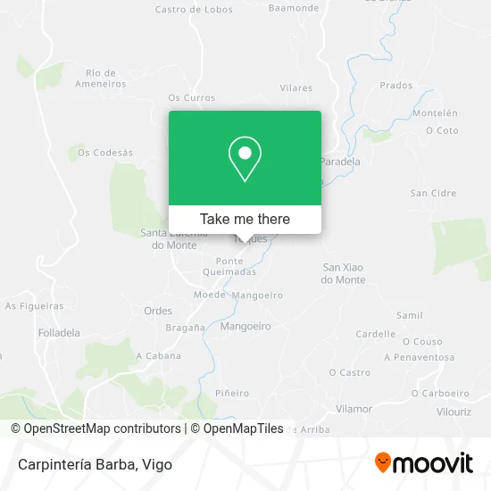 Carpintería Barba map