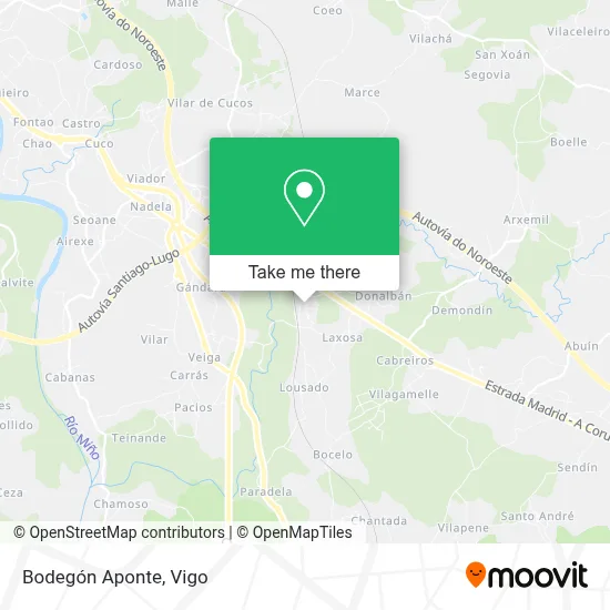 Bodegón Aponte map