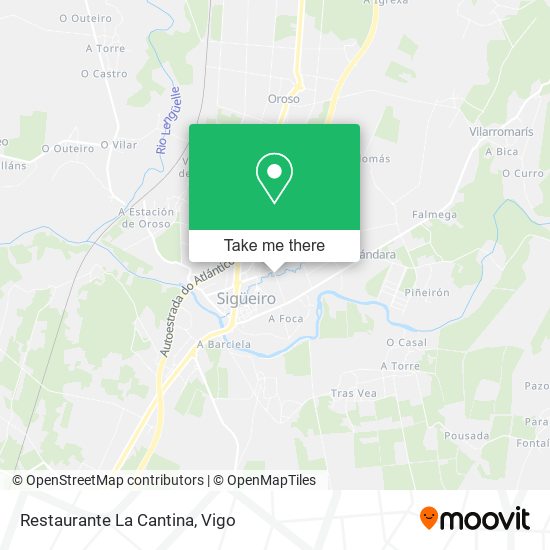mapa Restaurante La Cantina