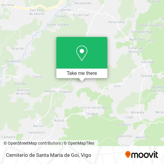 Cemiterio de Santa María de Goi map