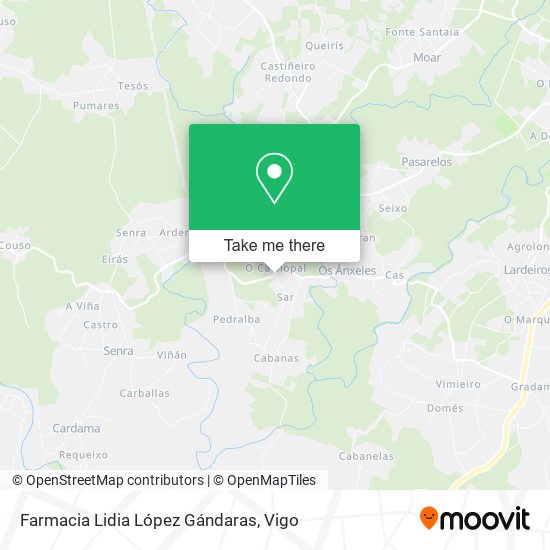 Farmacia Lidia López Gándaras map
