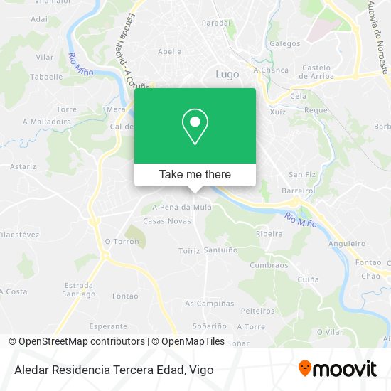 Aledar Residencia Tercera Edad map