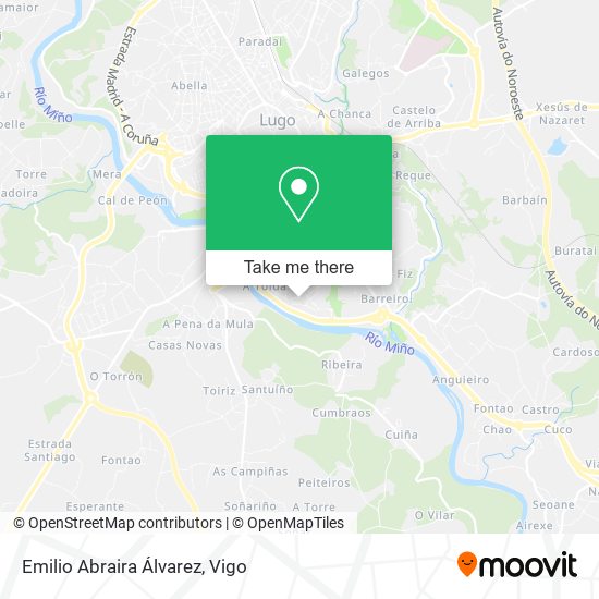 Emilio Abraira Álvarez map