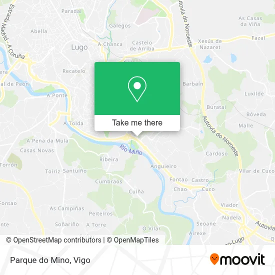 Parque do Mino map