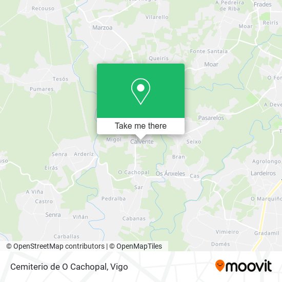 Cemiterio de O Cachopal map