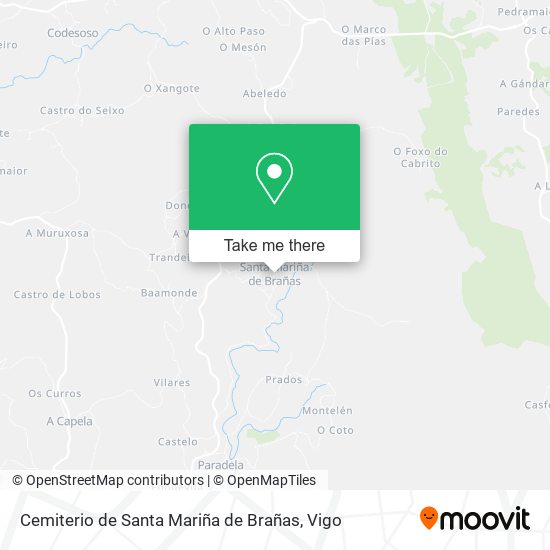 Cemiterio de Santa Mariña de Brañas map