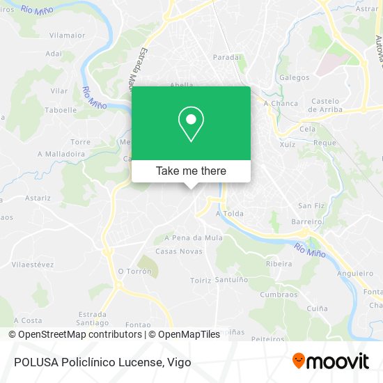 POLUSA Policlínico Lucense map