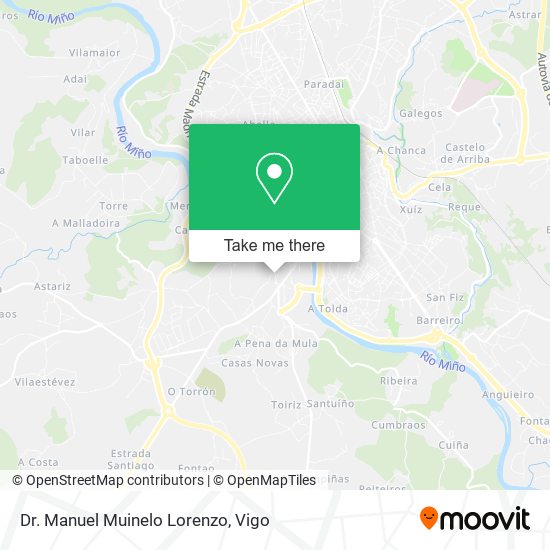 Dr. Manuel Muinelo Lorenzo map