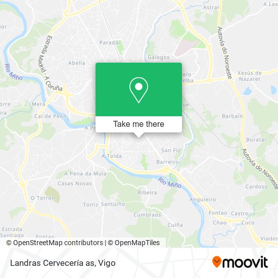 Landras Cervecería as map