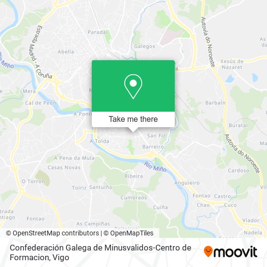 Confederación Galega de Minusvalidos-Centro de Formacion map