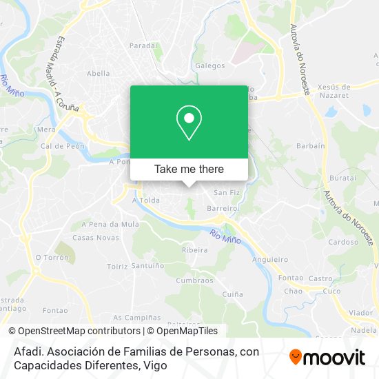 Afadi. Asociación de Familias de Personas, con Capacidades Diferentes map