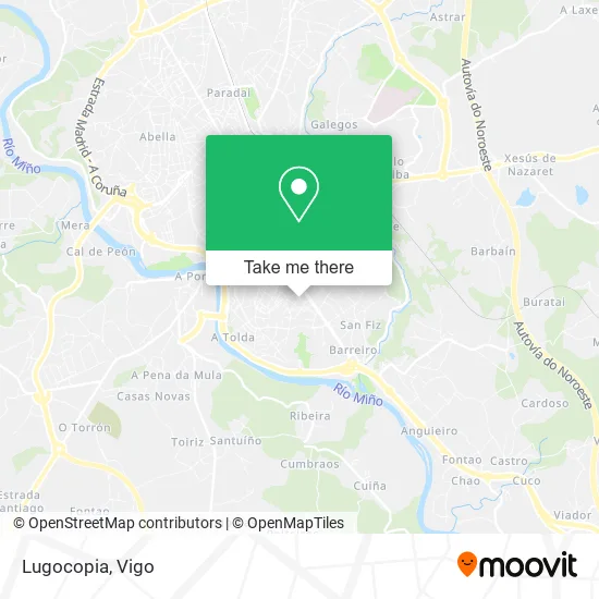 Lugocopia map