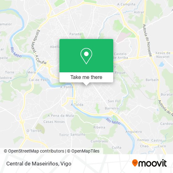 Central de Maseiriños map