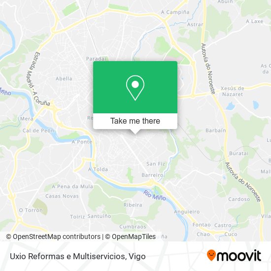Uxio Reformas e Multiservicios map