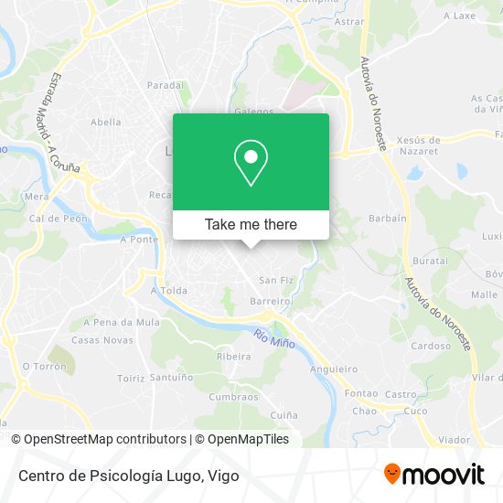 Centro de Psicología Lugo map