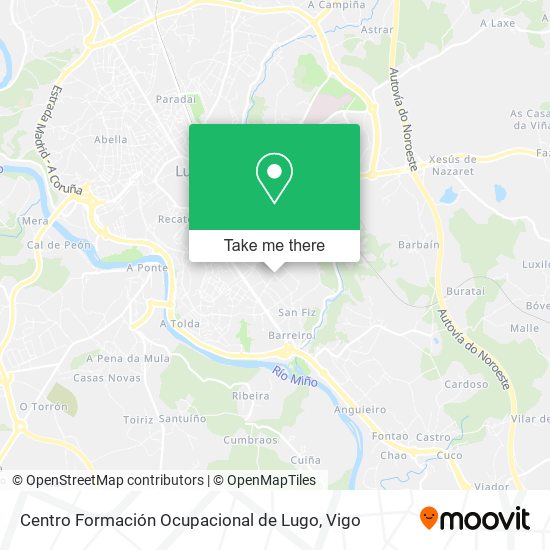 Centro Formación Ocupacional de Lugo map