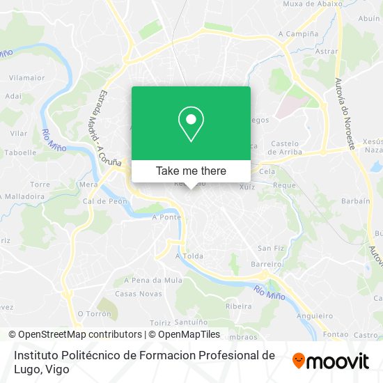Instituto Politécnico de Formacion Profesional de Lugo map