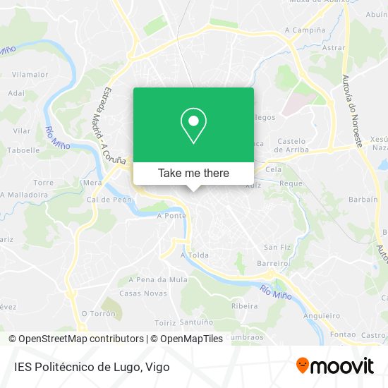IES Politécnico de Lugo map