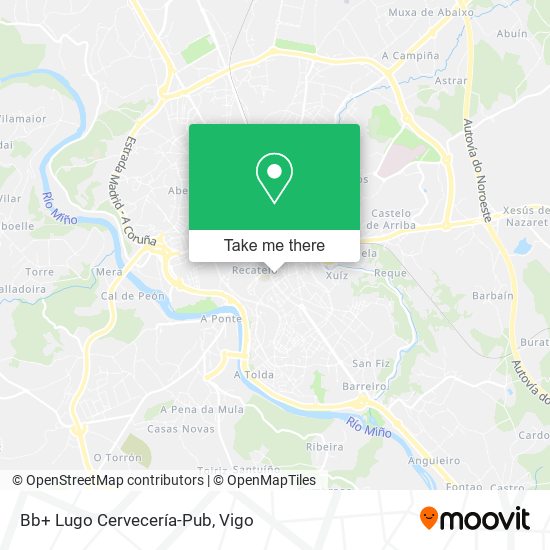 Bb+ Lugo Cervecería-Pub map