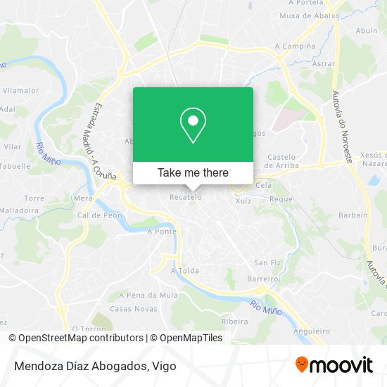 Mendoza Díaz Abogados map
