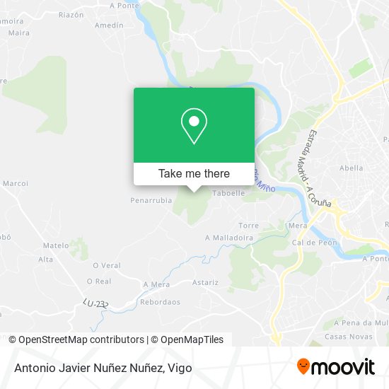 Antonio Javier Nuñez Nuñez map