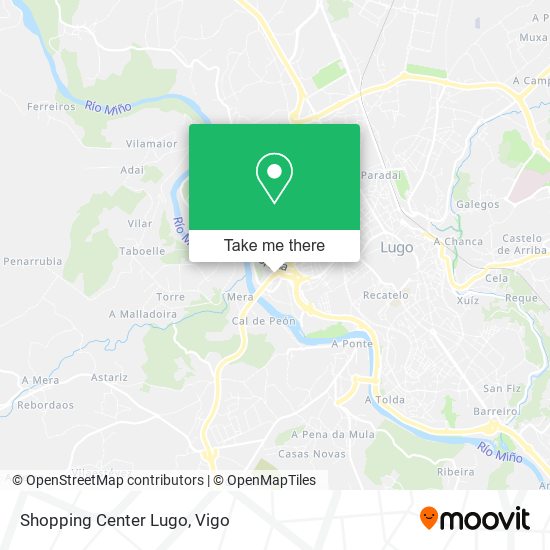 Shopping Center Lugo map