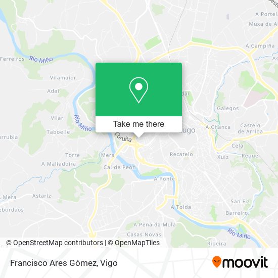 Francisco Ares Gómez map