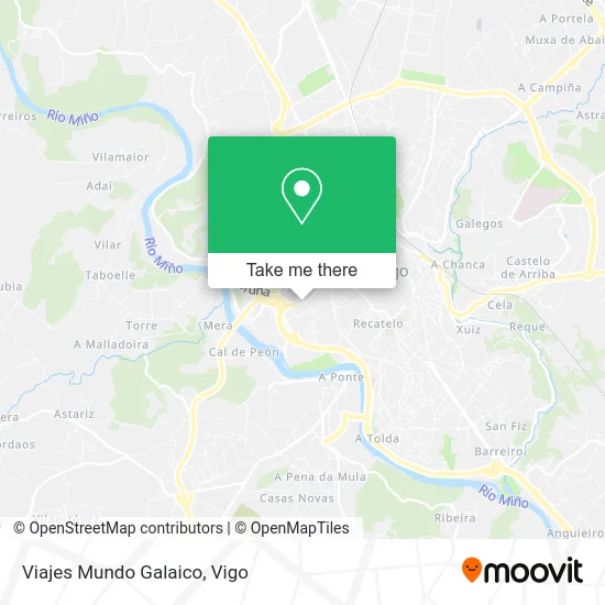 Viajes Mundo Galaico map