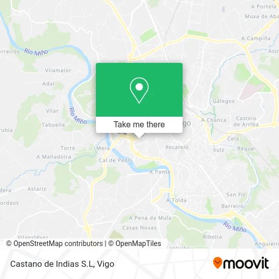 Castano de Indias S.L map