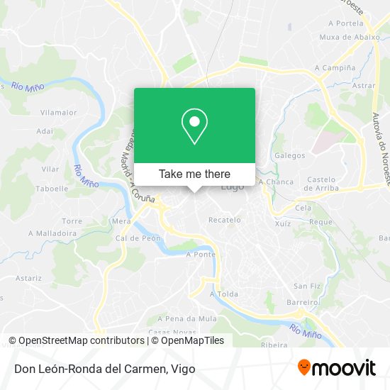 Don León-Ronda del Carmen map