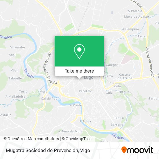 Mugatra Sociedad de Prevención map