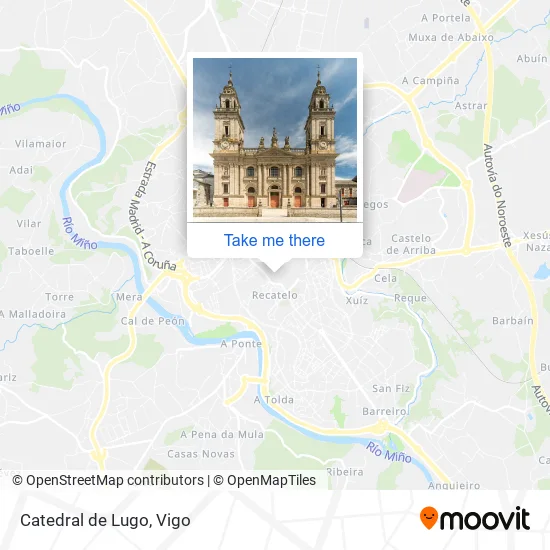 Catedral de Lugo map