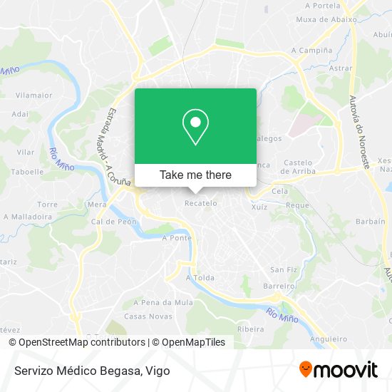 Servizo Médico Begasa map