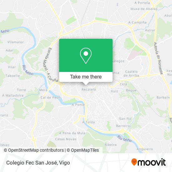 Colegio Fec San José map