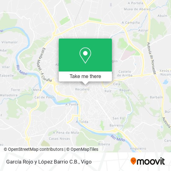 García Rojo y López Barrio C.B. map