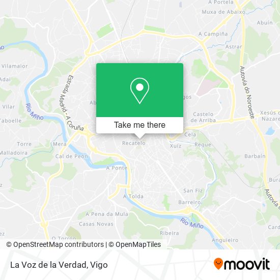 La Voz de la Verdad map