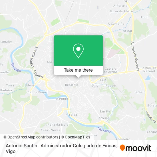 Antonio Santín . Administrador Colegiado de Fincas map