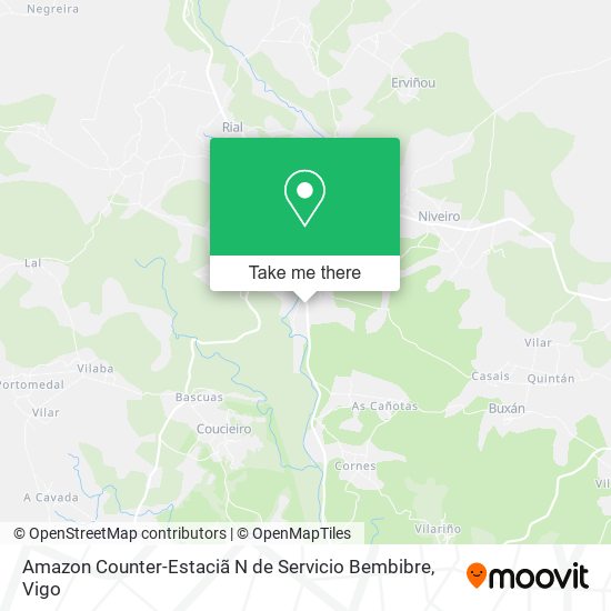 Amazon Counter-Estaciã N de Servicio Bembibre map