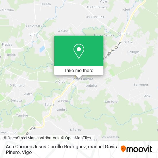 Ana Carmen Jesús Carrillo Rodriguez, manuel Gavira Piñero map