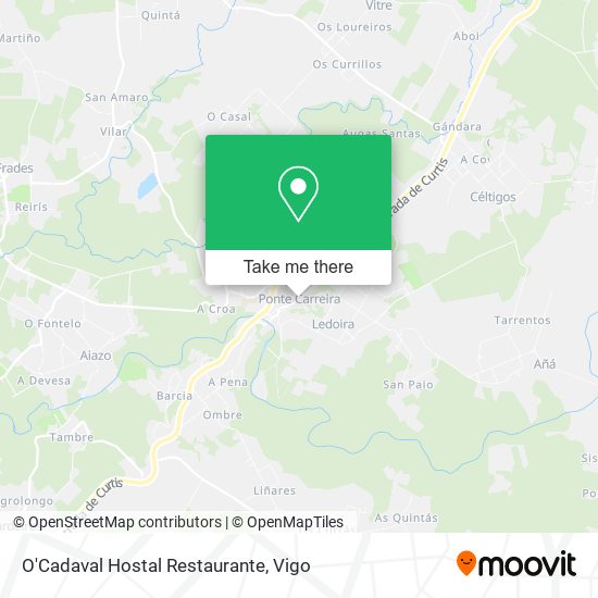 O'Cadaval Hostal Restaurante map