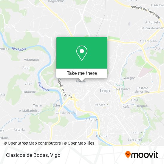 Clasicos de Bodas map