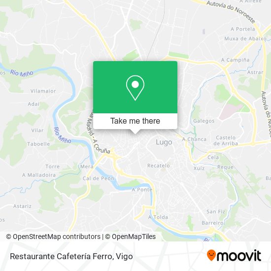 Restaurante Cafetería Ferro map